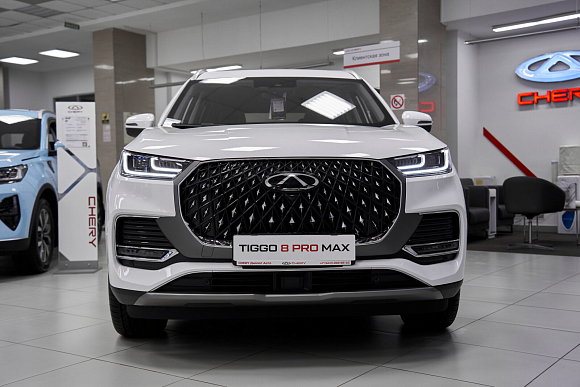 Chery Tiggo 8 Pro Max Ultimate 4WD, белый