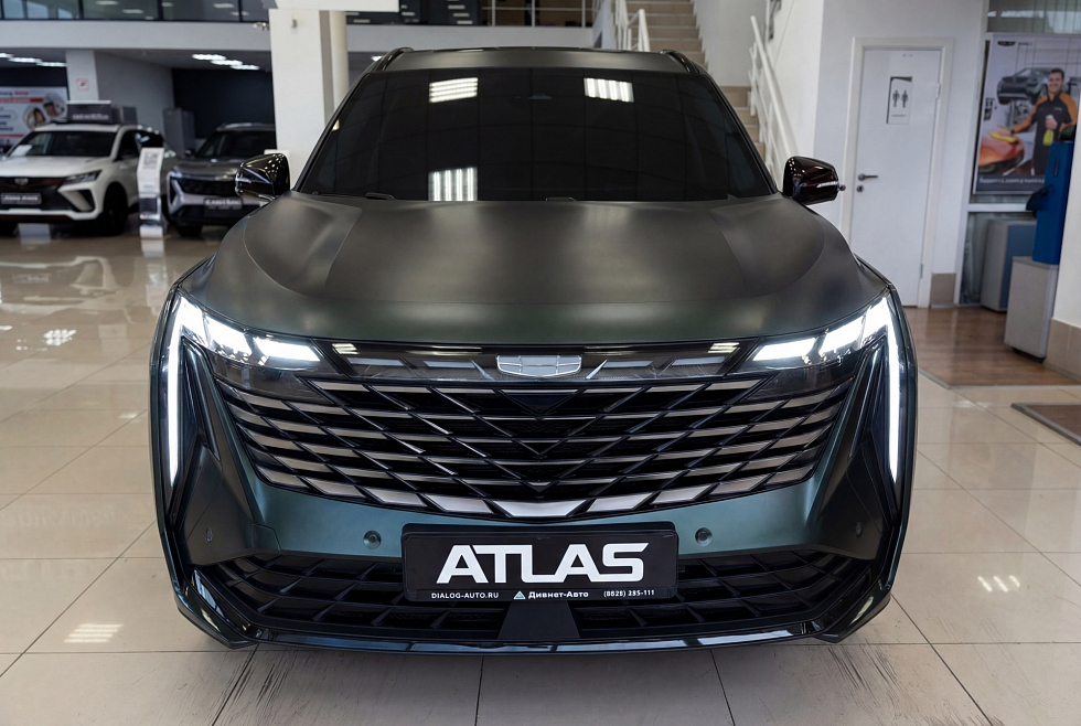 Geely Atlas Флагман, зеленый