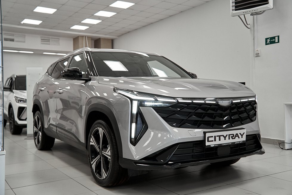 Geely Cityray Флагман, серебряный
