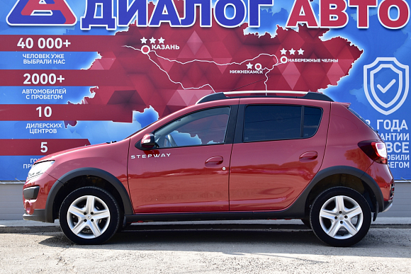 Renault Sandero Privilege, 2017 года, пробег 47350 км