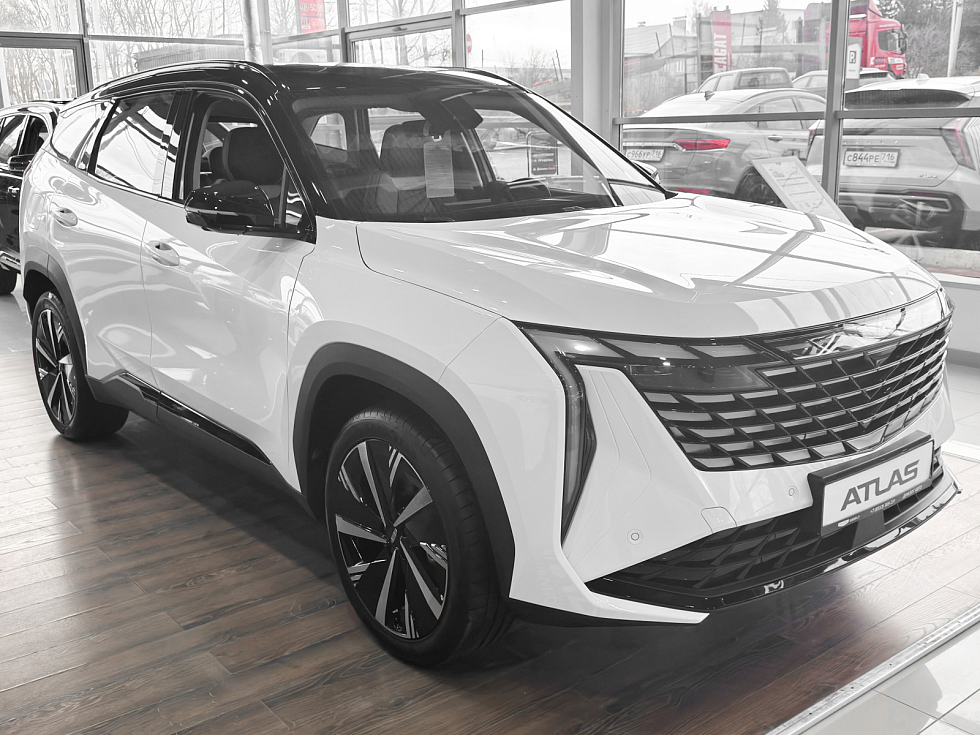 Geely Atlas Флагман, белый