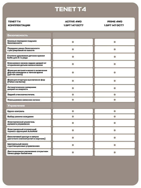 TENET T4 Prime, серый