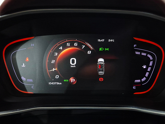 Geely Coolray Flagship, 2021 года, пробег 104370 км