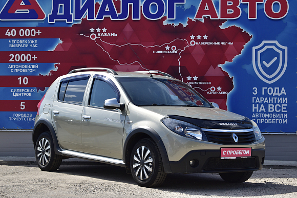 Renault Sandero, 2012 года, пробег 95500 км