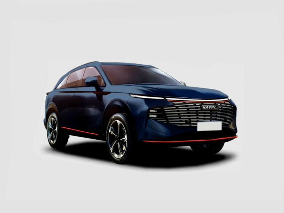 Haval F7x Tech Plus, голубой