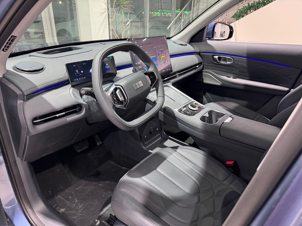 Geely EX5 EM-i Макс, синий