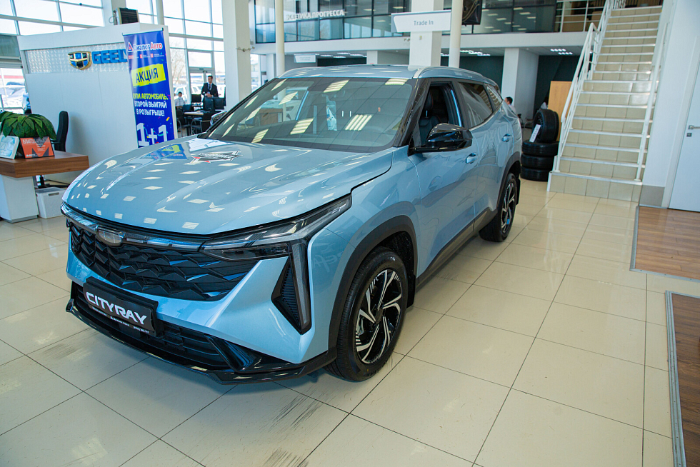 Geely Cityray Флагман, голубой