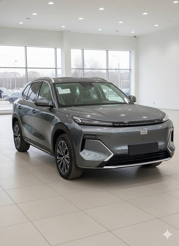 Geely EX5 EM-i Max, серый