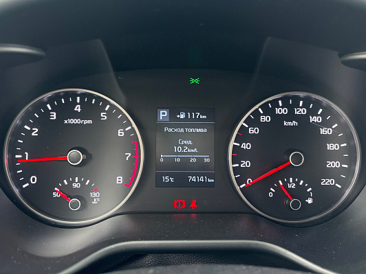 Kia Rio Comfort, 2020 года, пробег 74110 км