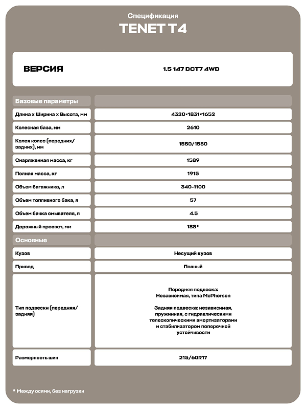 TENET T4 Prime, серый