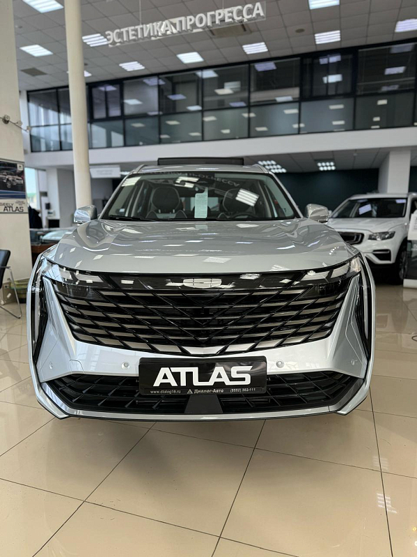 Geely Atlas Flagship, серебряный