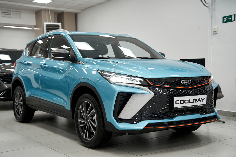 Geely Coolray Luxury, голубой