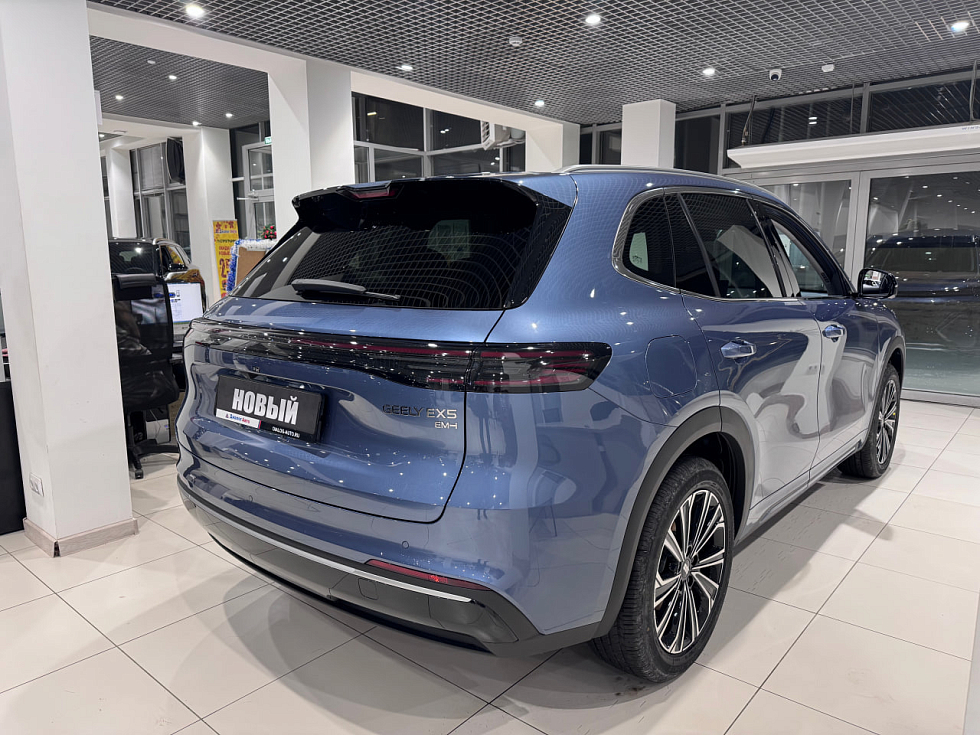 Geely EX5 EM-i Макс, синий