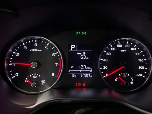 Kia Rio, 2019 года, пробег 57359 км