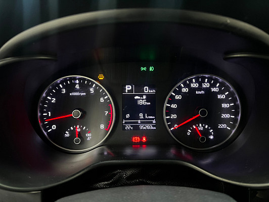 Kia Rio Luxe, 2020 года, пробег 95281 км