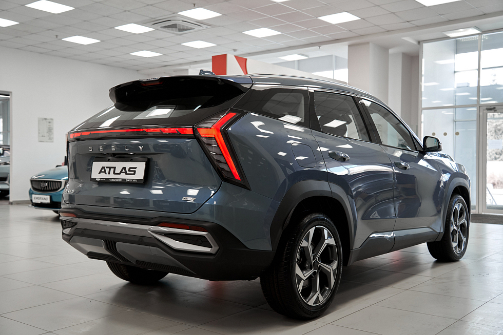 Geely Atlas Flagship Sport, голубой