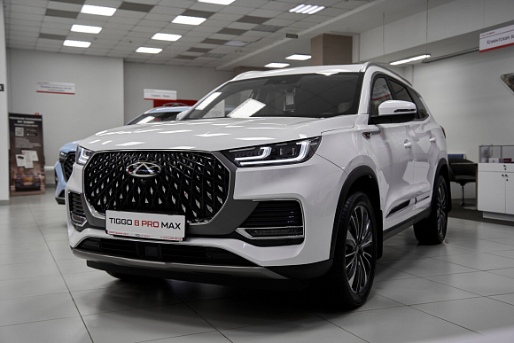 Chery Tiggo 8 Pro Max Ultimate 4WD, белый