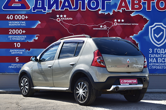 Renault Sandero, 2012 года, пробег 95500 км