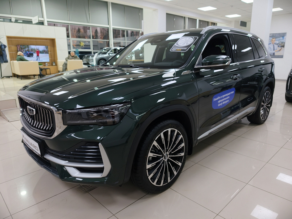 Geely Monjaro Флагман, зеленый
