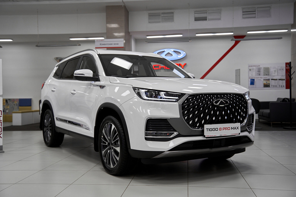 Chery Tiggo 8 Pro Max Elite FWD, белый