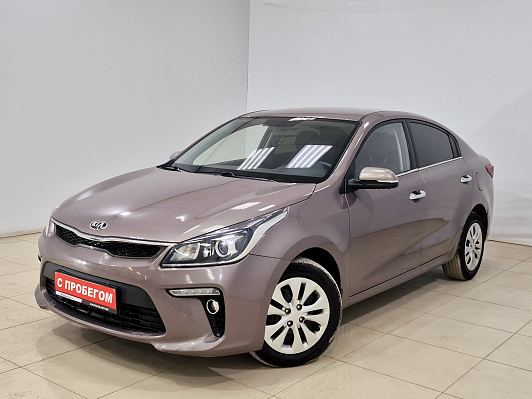 Kia Rio Prestige, 2019 года, пробег 100600 км