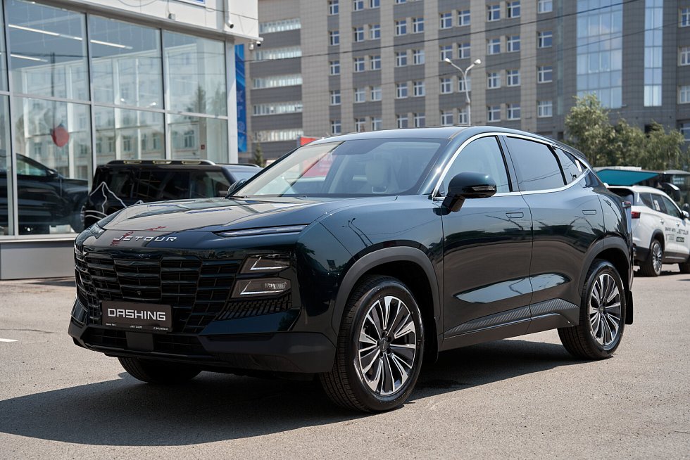 Jetour Dashing Престиж 2024, зеленый