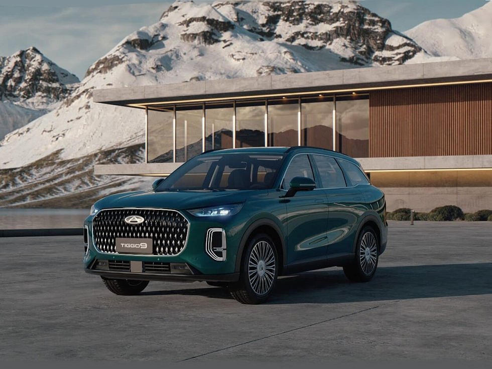 Chery Tiggo 9 Prime, зеленый