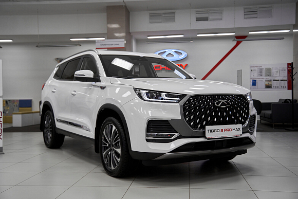 Chery Tiggo 8 Pro Max Ultimate 4WD, белый