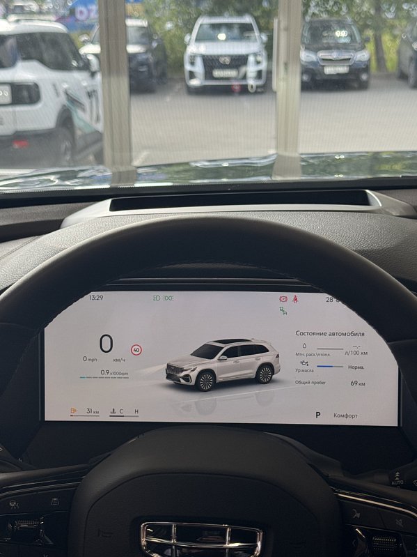 Geely Monjaro Flagship, черный