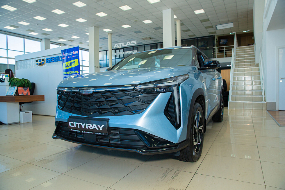 Geely Cityray Luxury, голубой