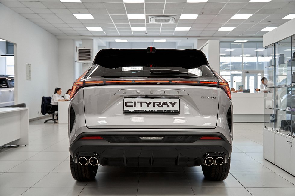 Geely Cityray Флагман, серебряный
