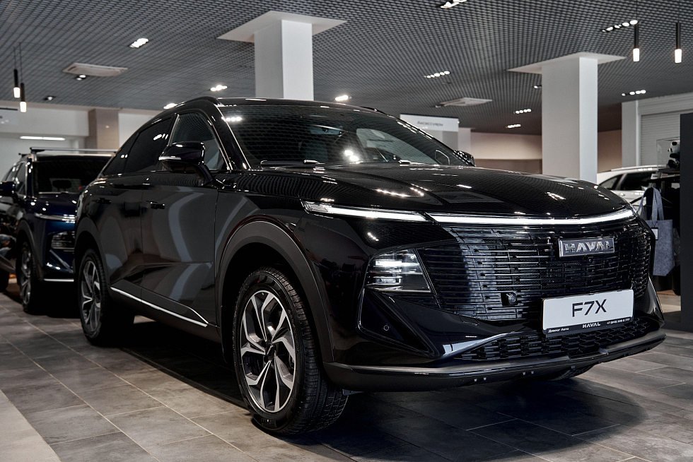 Haval F7x Техно +, голубой