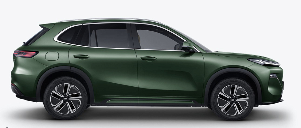 Geely EX5 EM-i Max, зеленый