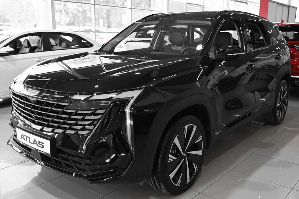 Geely Atlas Флагман, черный