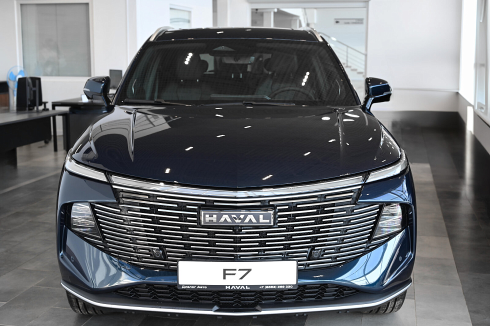 Haval F7 Премиум, голубой