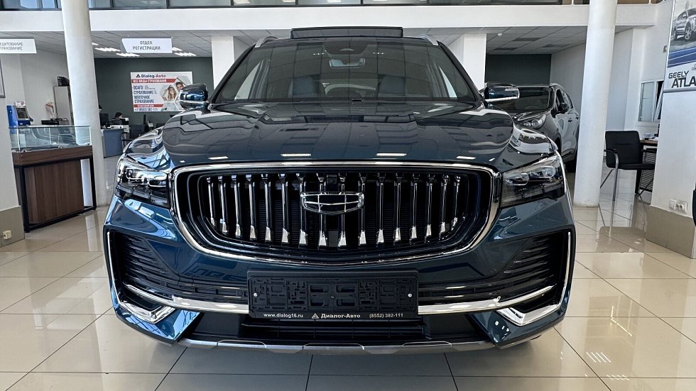 Geely Monjaro Флагман, синий