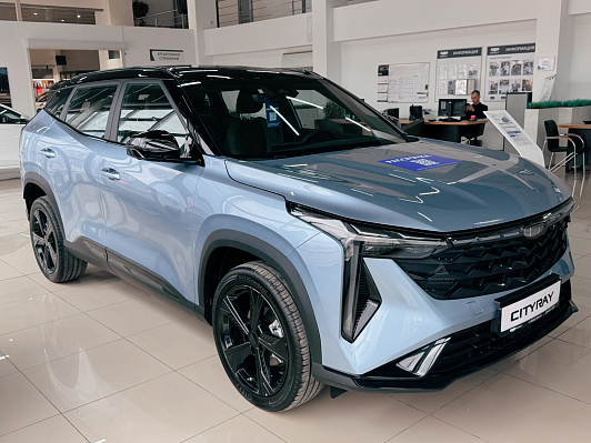 Geely Cityray Flagship Sport, голубой
