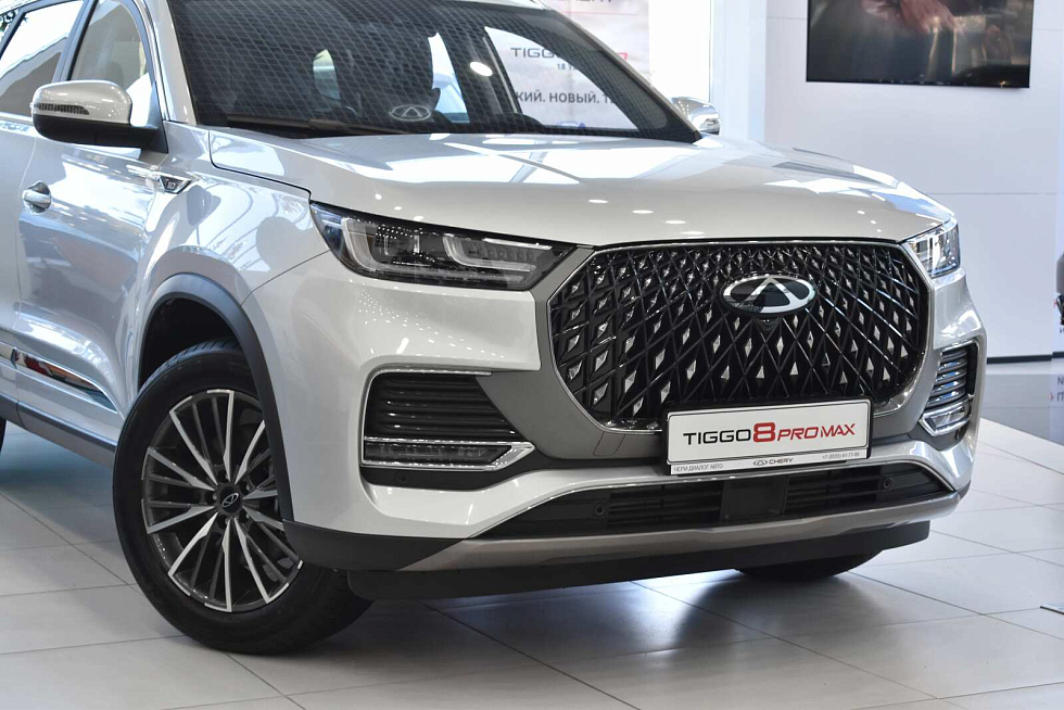 Chery Tiggo 8 Pro Max Ультима/Ultimate 4WD, серебряный
