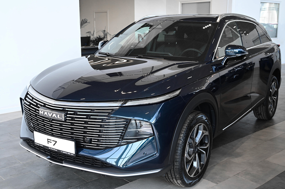 Haval F7 Оптимум, голубой