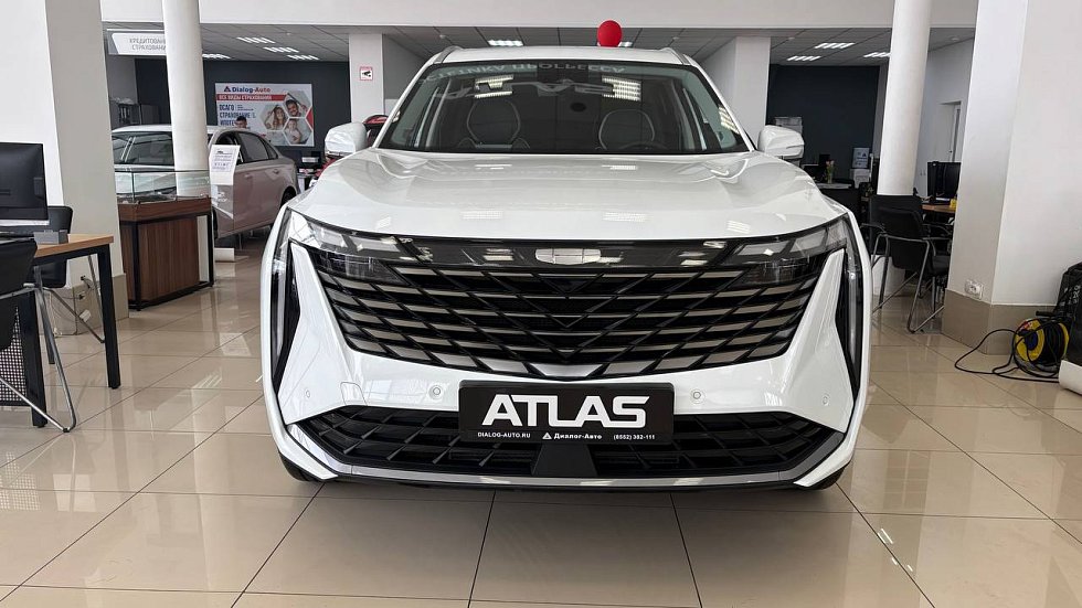 Geely Atlas Флагман, белый