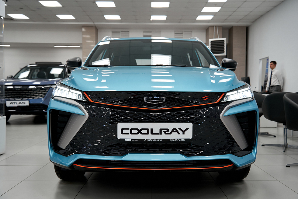 Geely Coolray Luxury, голубой