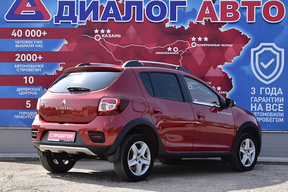 Renault Sandero Privilege, 2017 года, пробег 47350 км