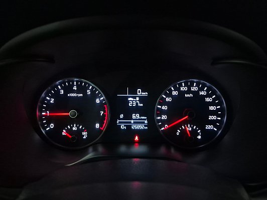 Kia Rio Luxe, 2019 года, пробег 126891 км