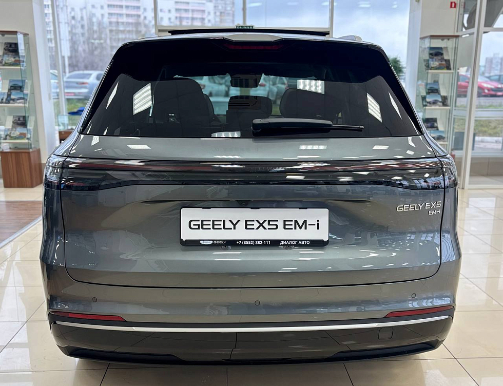 Geely EX5 Гибрид Макс EM-i, серый