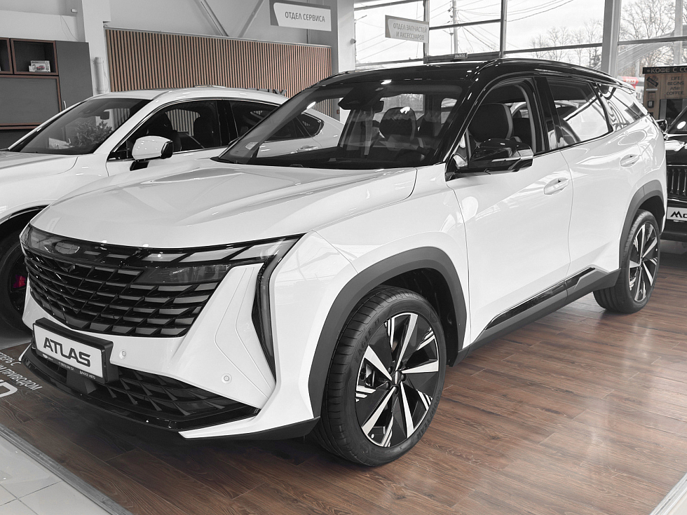 Geely Atlas Люкс, белый