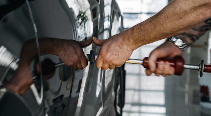 Ремонт вмятин в автосервисе Диалог Авто