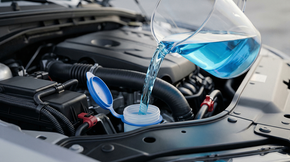 Замена охлаждающей жидкости — фото