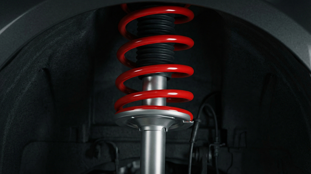 Замена пружины подвески — фото