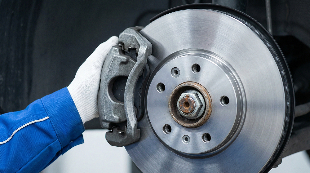 Замена задних тормозных колодок — фото